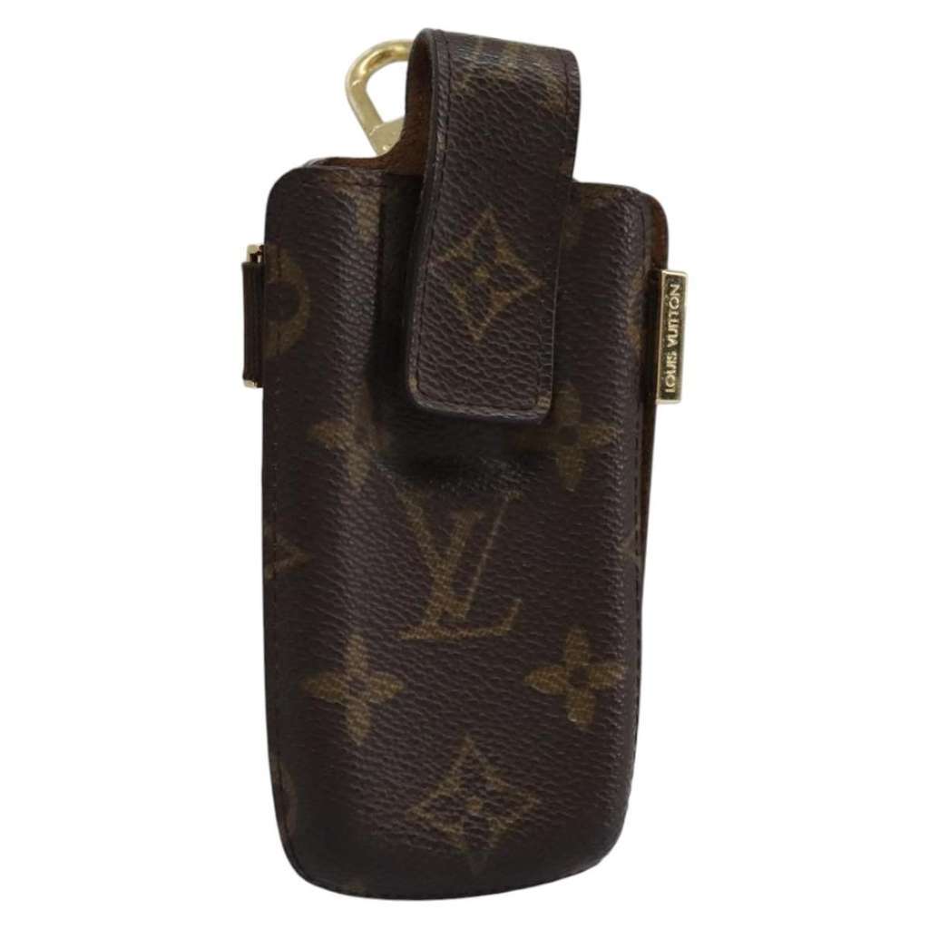 Louis Vuitton Étui Téléphone Brown Canvas Good condition - Front View