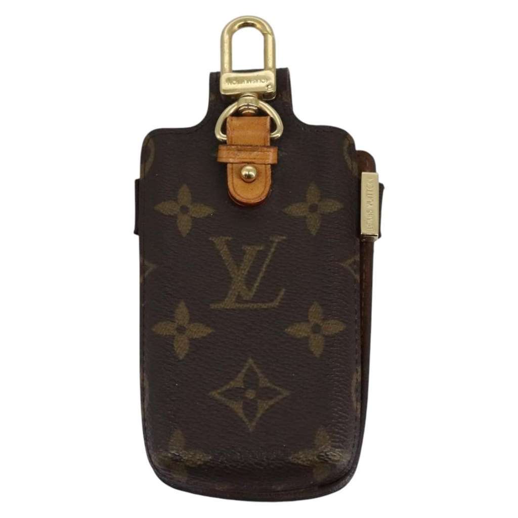 Louis Vuitton Étui Téléphone Brown Canvas Good condition - Back View