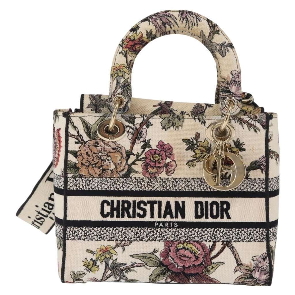 Christian Dior Lady D-Lite Bag Other Canvas Good condition - Front View