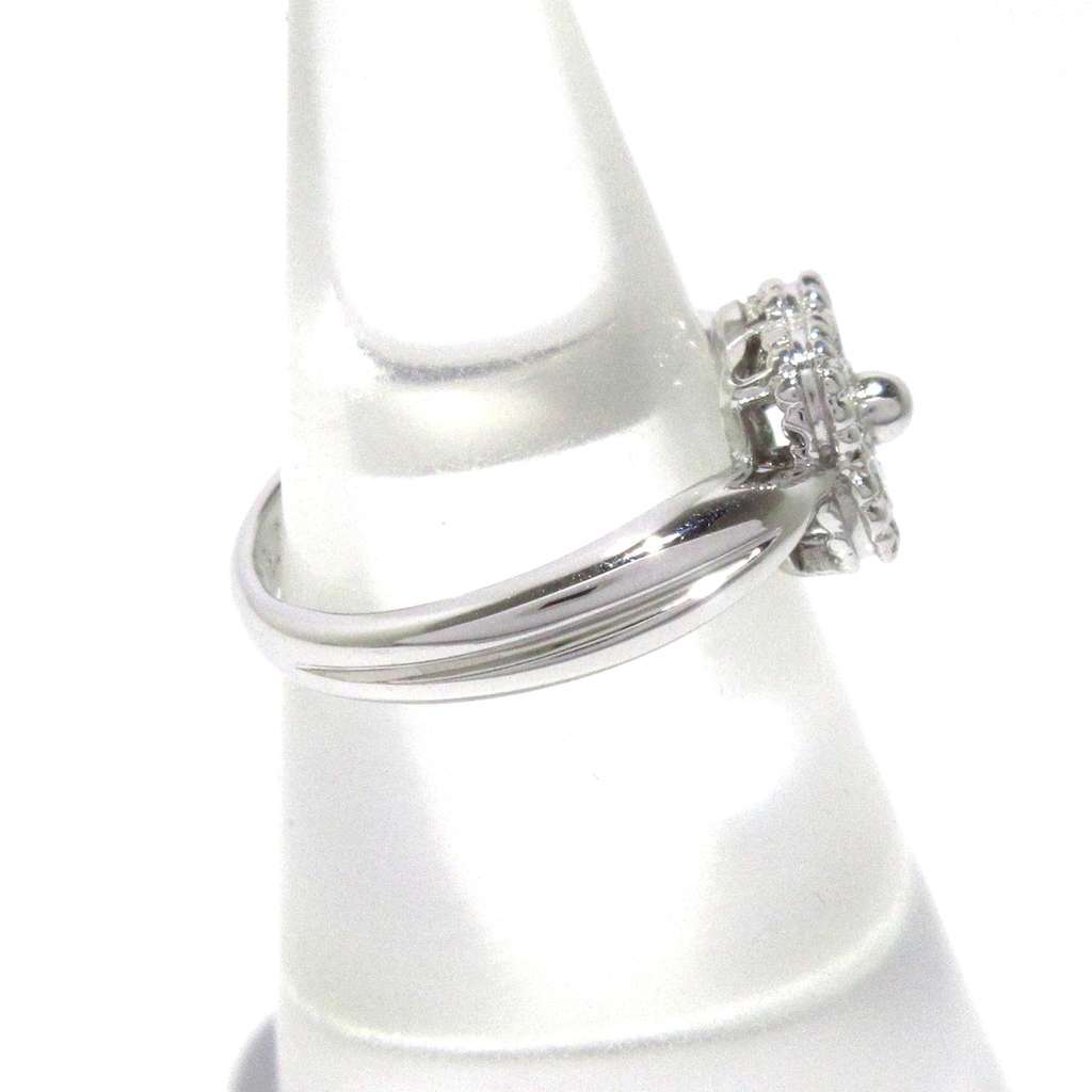 Van Cleef & Arpels Sweet Alhambra Ring Silver Good - Inside View