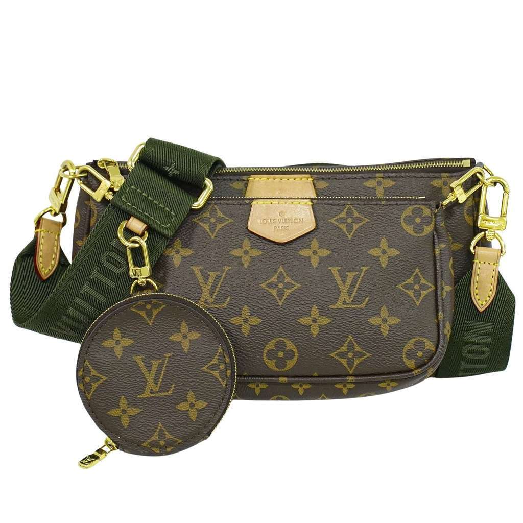 Louis Vuitton Multi Pochette Accessoires Brown Canvas Good condition - Front View