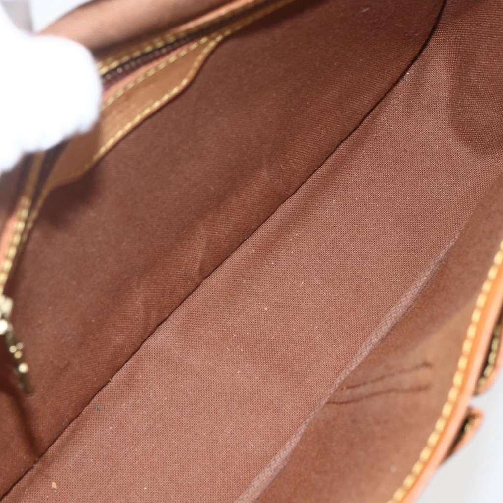 Louis Vuitton Sac Gibeciere Messenger Bag Brown Canvas Good condition - Box View
