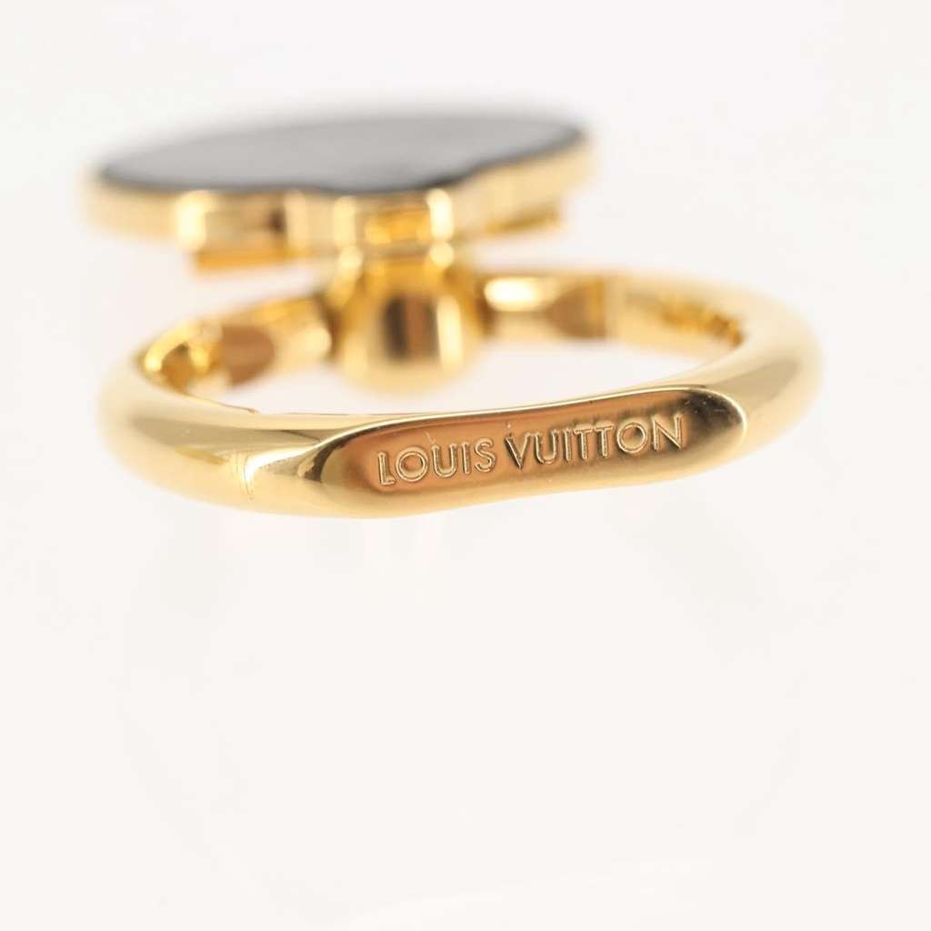 Louis Vuitton Phone Ring Gold Metal Good condition - Model View