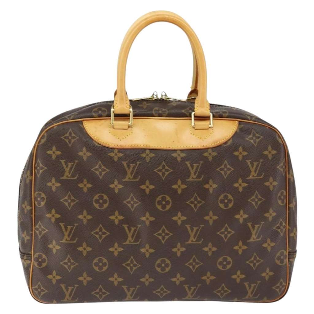 Louis Vuitton Deauville Handbag Brown Canvas Good condition - Back View