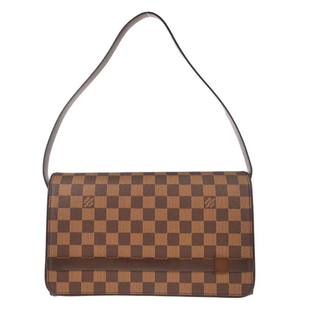 Louis Vuitton Tribeca Handbag Brown Canvas Good condition - Front View