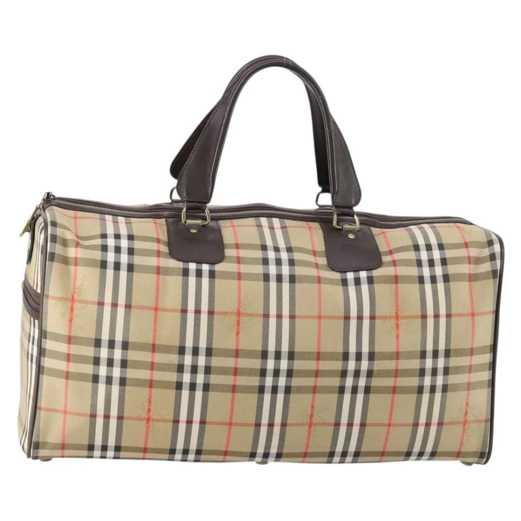 Burberry Vintage Duffle Bag Beige Canvas Good condition - Front View