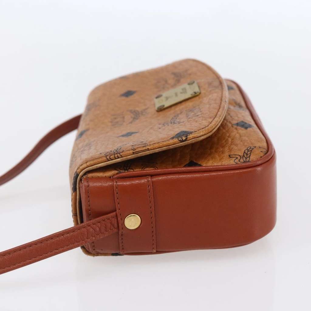 Mcm Visetos Shoulder bag Brown Canvas Good condition - Inside View