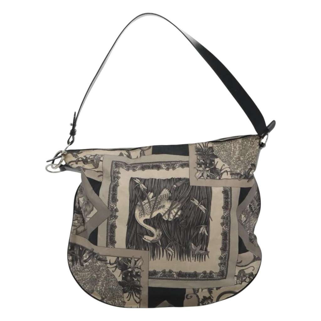 Salvatore Ferragamo Vintage Shoulder Bag MultiColor Canvas Good condition - Back View