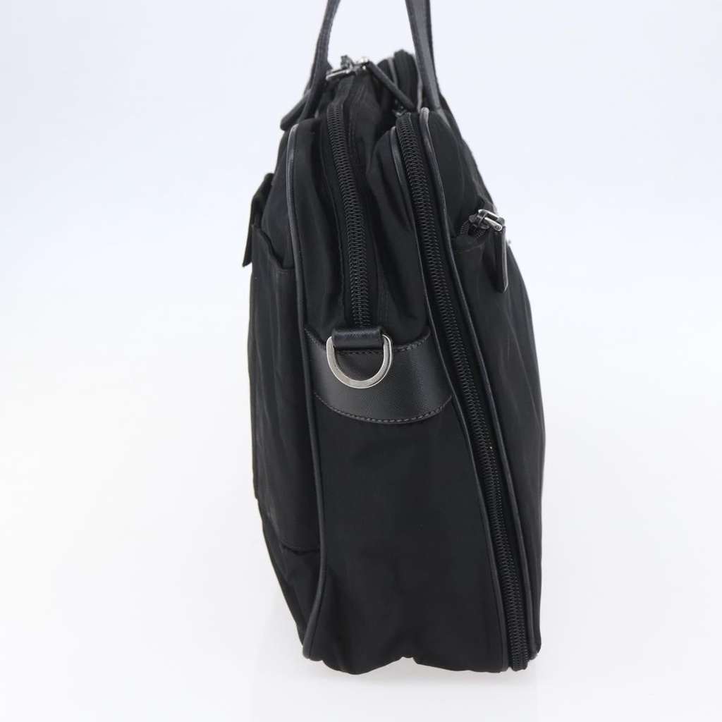 Prada Convertible Front Zip Briefcase Black Good condition - Inside View