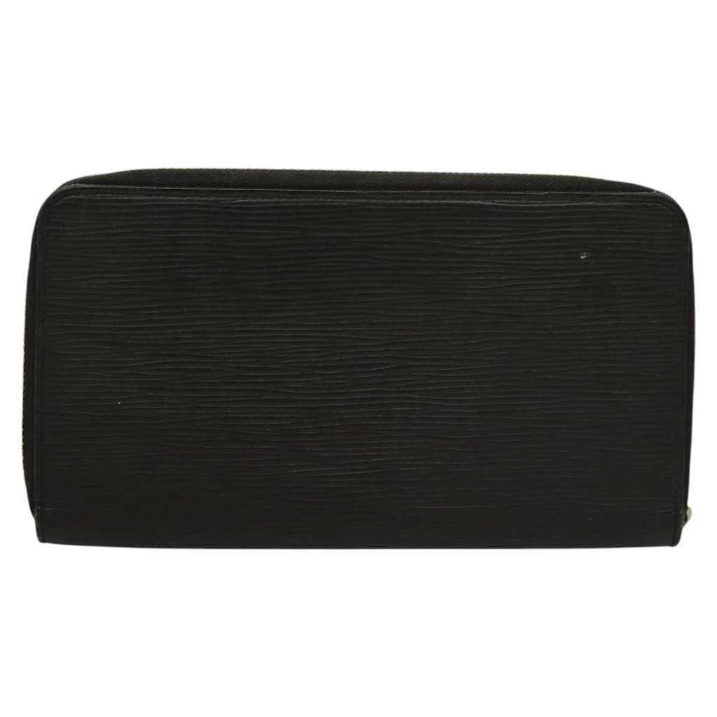 Louis Vuitton Zippy Organizer Black Leather Good condition - Back View