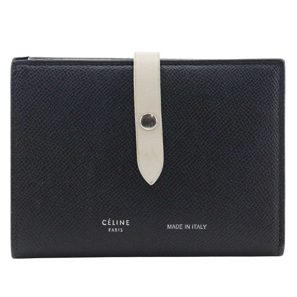 Celine Multifunction Strap Wallet Black Good condition - Front View