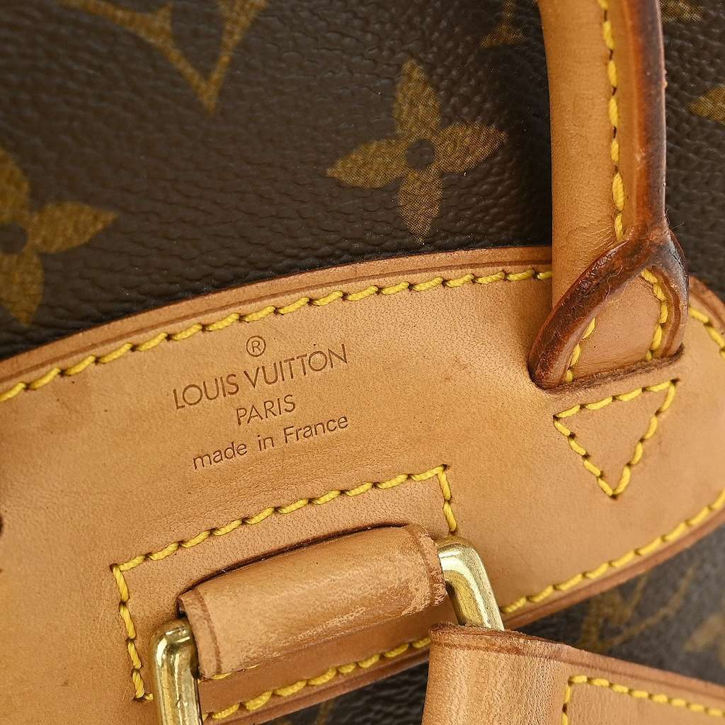 Louis Vuitton Montsouris Backpack Brown Canvas Good condition - Box View