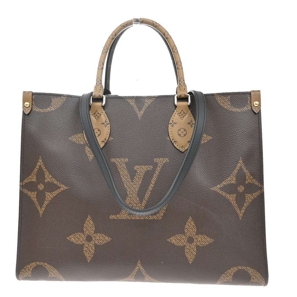 Louis Vuitton OnTheGo Tote Brown Leather Good condition - Front View
