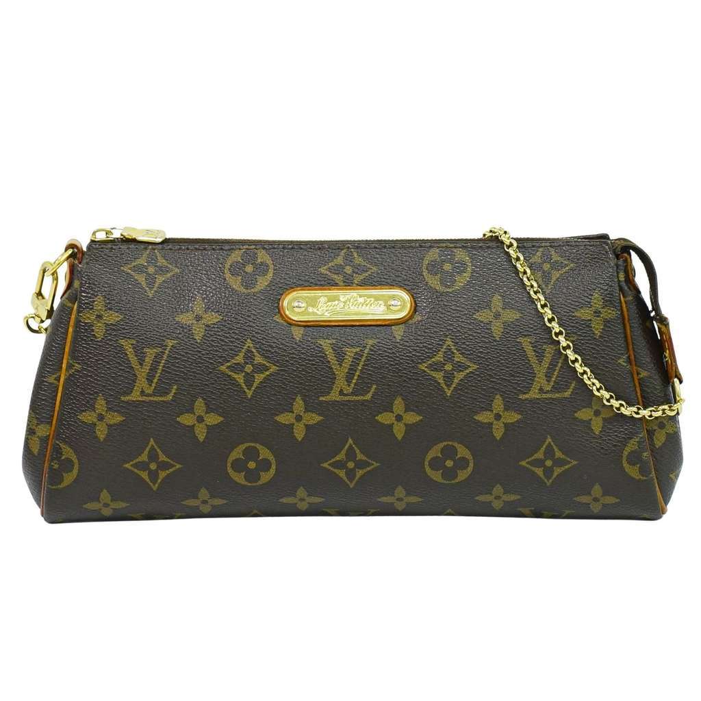 Louis Vuitton Eva Handbag Brown Canvas Good condition - Front View