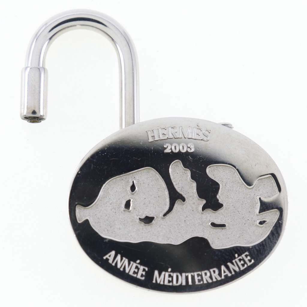 Hermès Annee Mediterranee Cadena Charm Necklace Metal and Silver Metal Good condition - Inside View