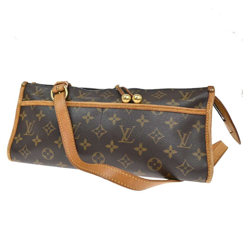 Louis Vuitton Popincourt Shoulder Bag Brown Canvas Good condition - Front View