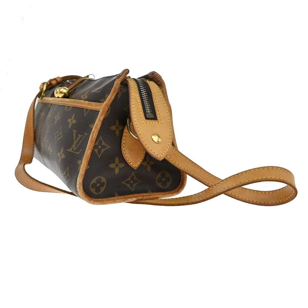 Louis Vuitton Popincourt Shoulder Bag Brown Canvas Good condition - Inside View