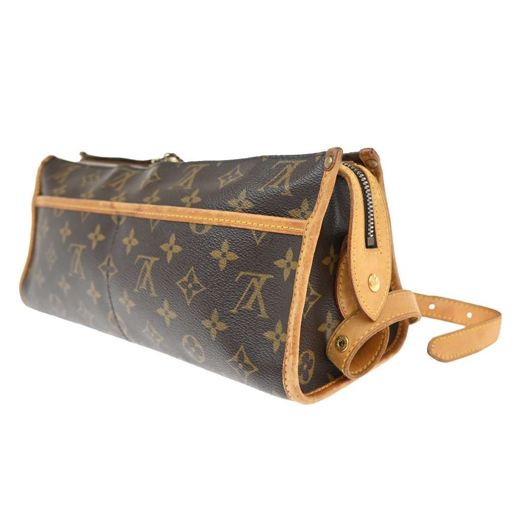Louis Vuitton Popincourt Shoulder Bag Brown Canvas Good condition - Model View