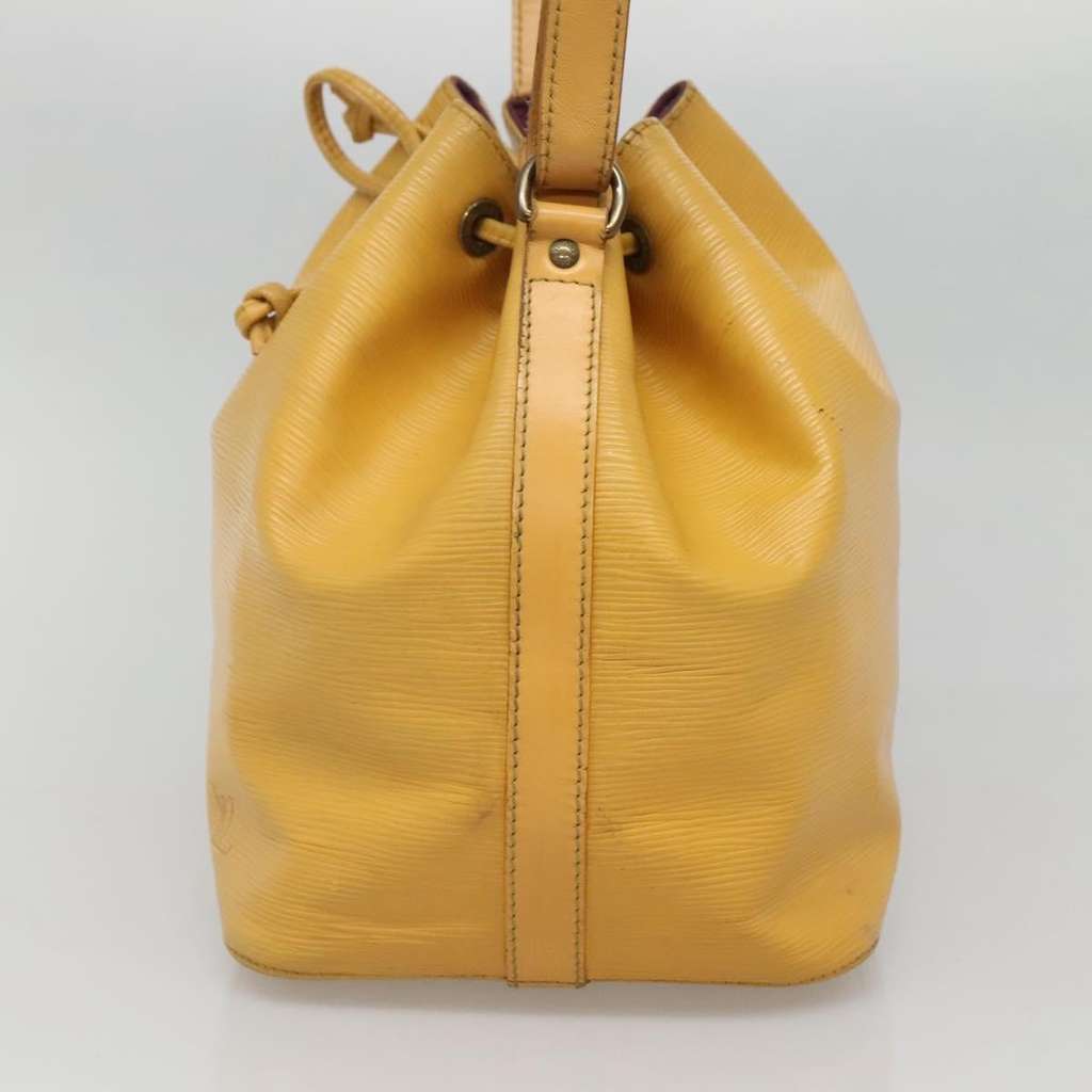 Louis Vuitton Petit Noe Handbag Yellow Leather Fair condition - Model View