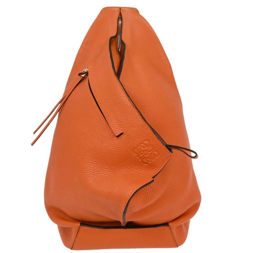 Loewe Anton Sling Bag Orange Leather Good condition - Front View