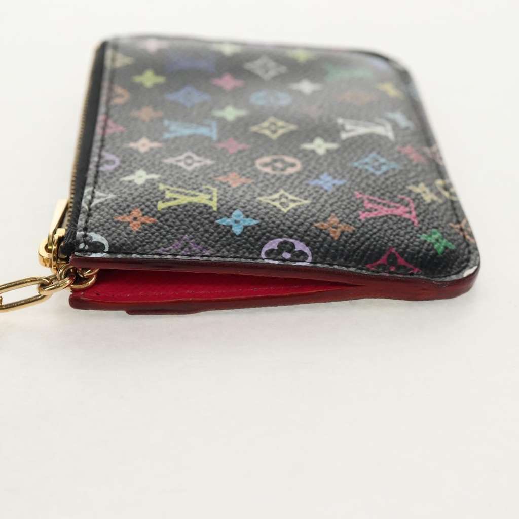 Louis Vuitton Pochette clés NM Black Canvas Good condition - Inside View