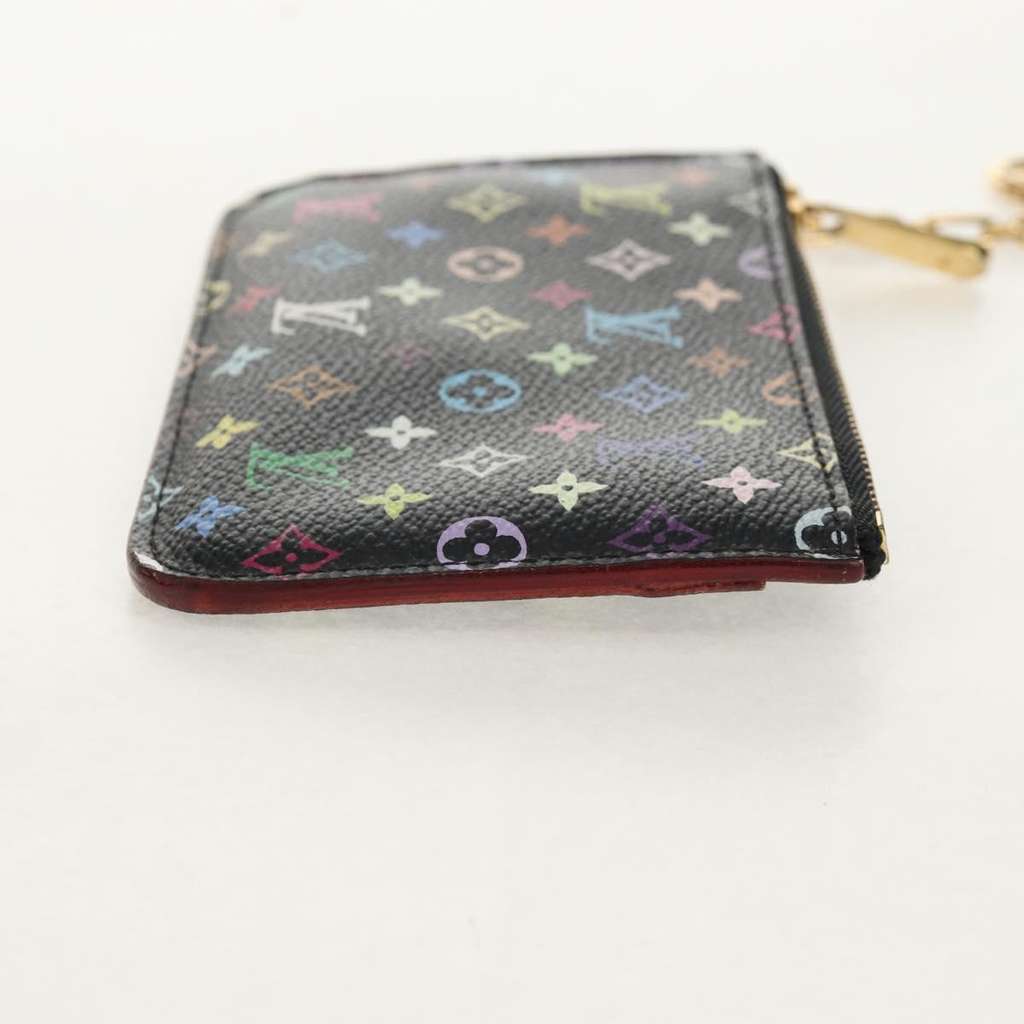 Louis Vuitton Pochette clés NM Black Canvas Good condition - Model View