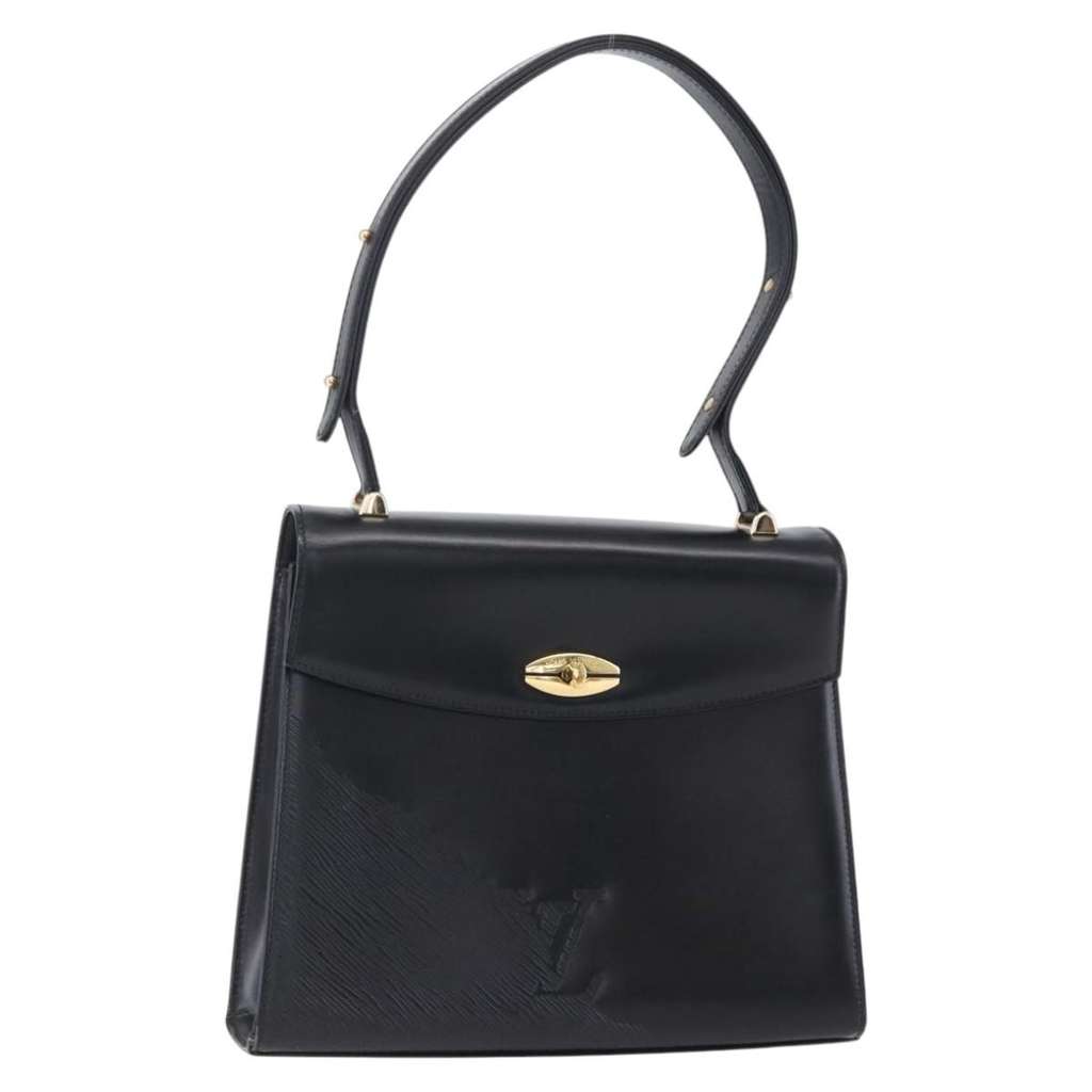 Louis Vuitton Opera Line Spartan Bag Black Leather Good condition - Front View