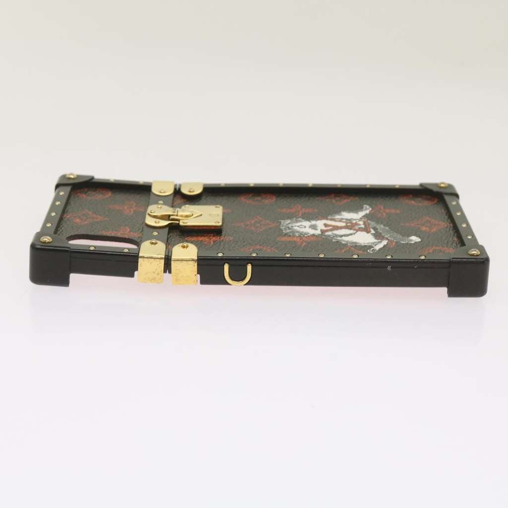 Louis Vuitton Phone case Black Metal Good condition - Model View