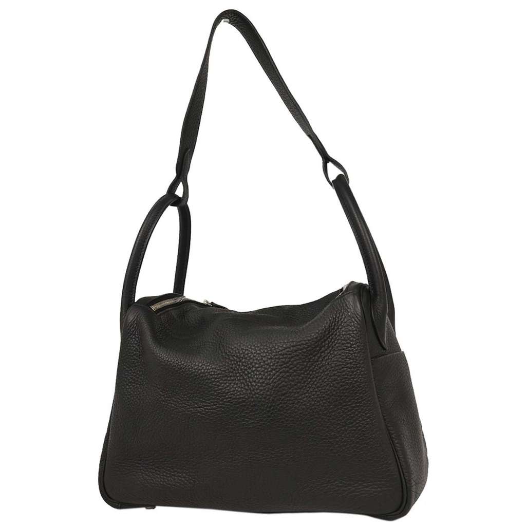 Hermès Lindy Bag Black Leather Good condition - Back View