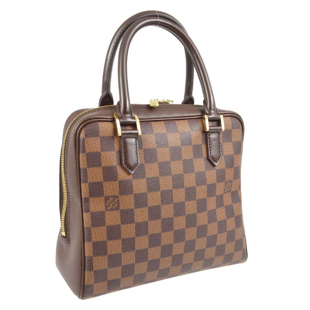 Louis Vuitton Brera Handbag Brown Canvas Good condition - Back View