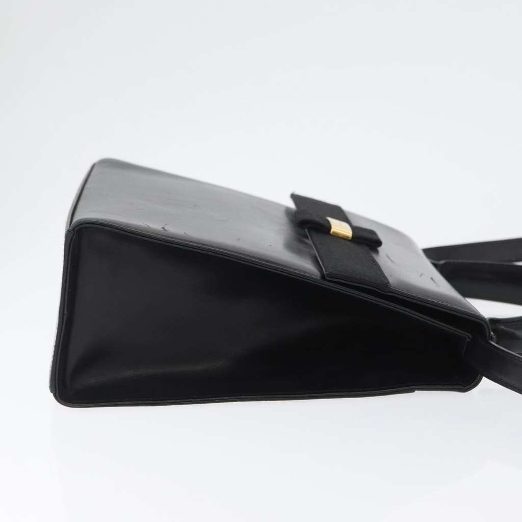 Salvatore Ferragamo Vara Handbag Black Leather Good condition - Inside View
