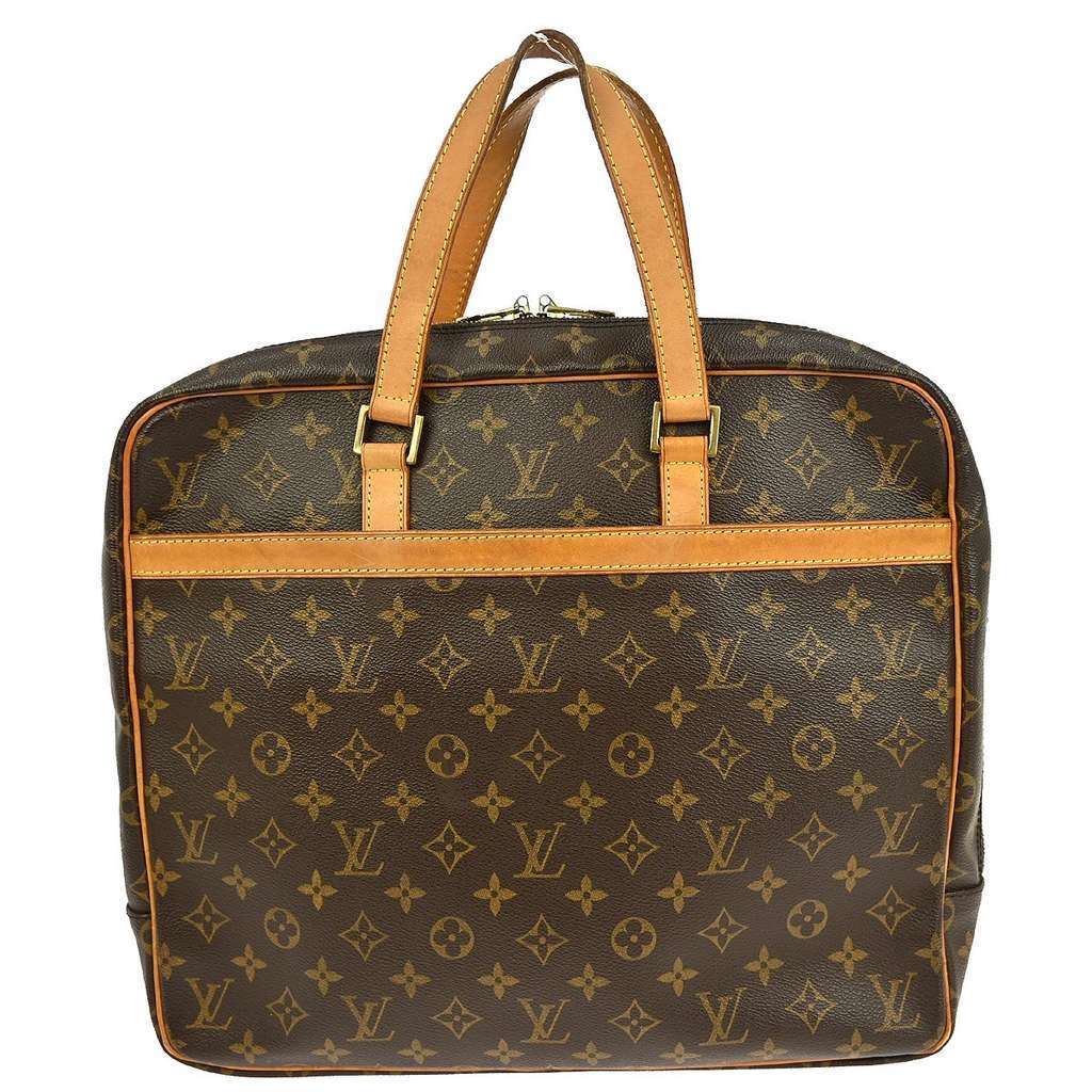 Louis Vuitton Porte-Documents Pegase Bag Brown Canvas Good condition - Front View