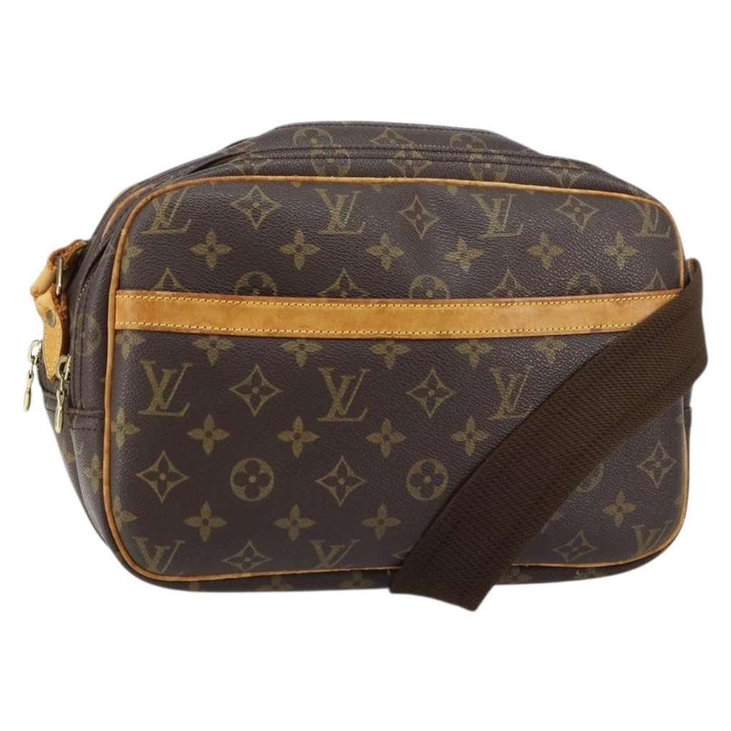 Louis Vuitton Reporter Bag Brown Canvas Fair condition - Front View