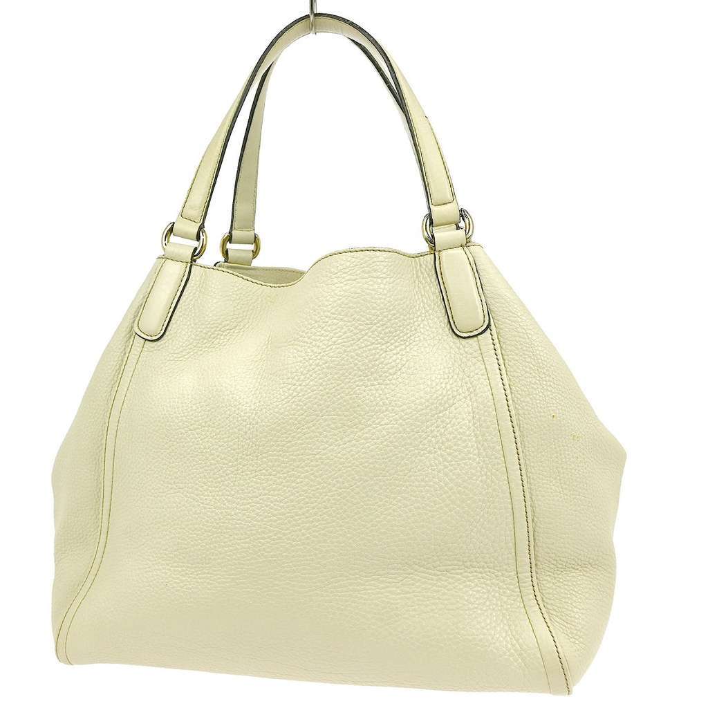 Gucci Soho Shoulder Bag Beige Leather Good condition - Back View