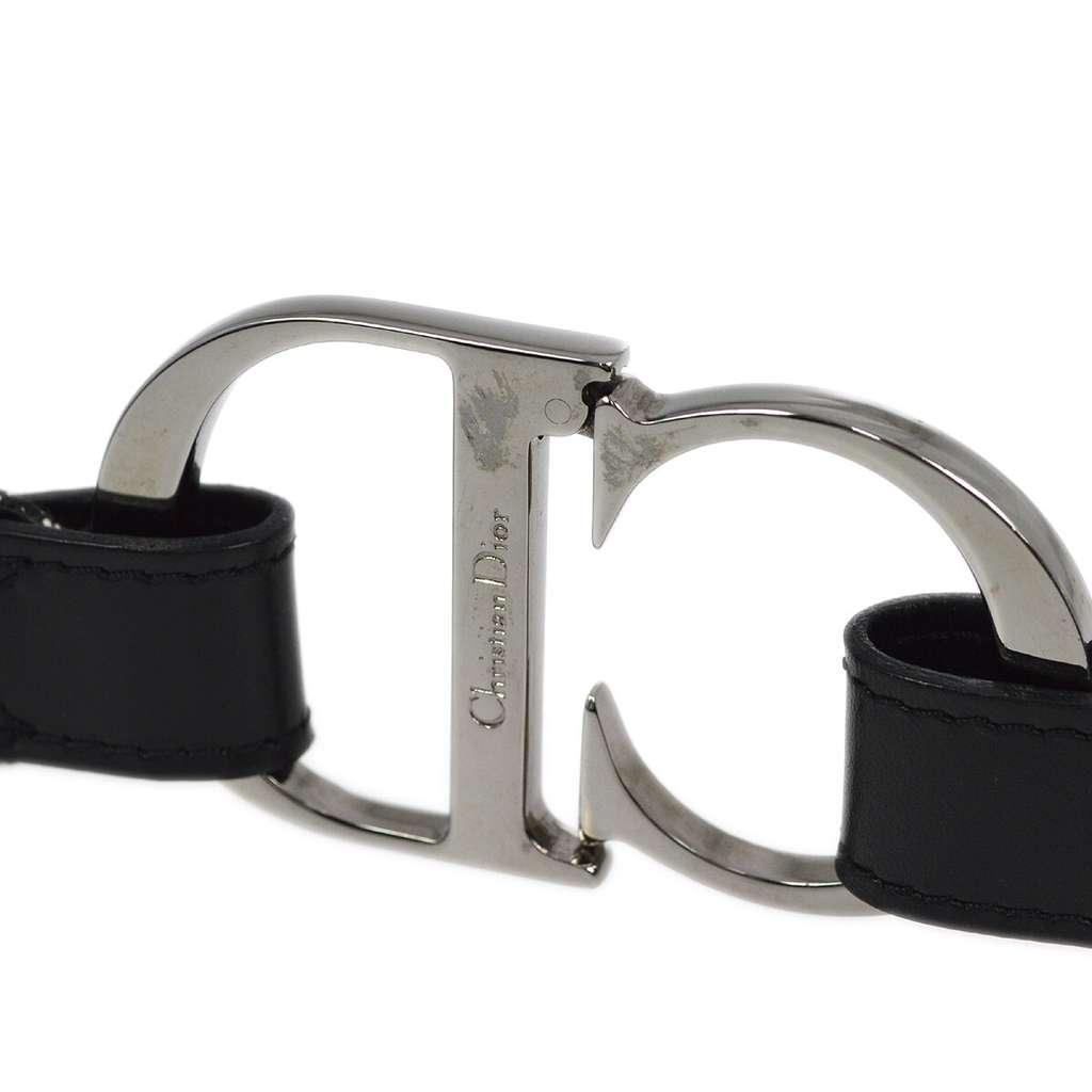 Christian Dior Vintage belt Black Canvas Good condition - Inside View