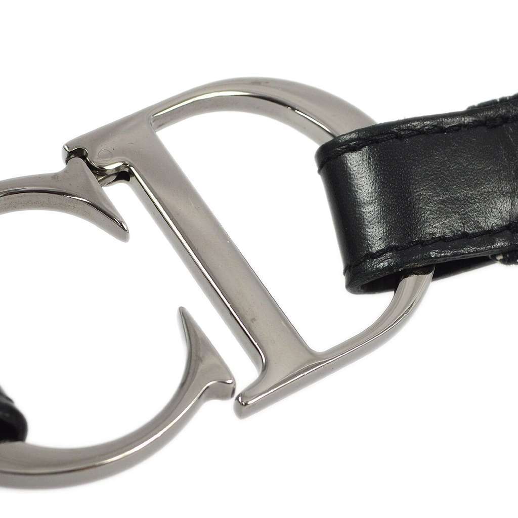 Christian Dior Vintage belt Black Canvas Good condition - Model View