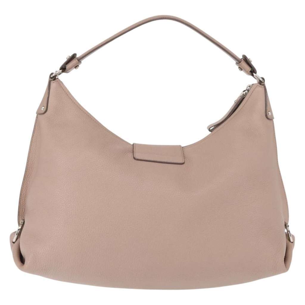 Salvatore Ferragamo Fanisa Hobo Beige Leather Good condition - Back View