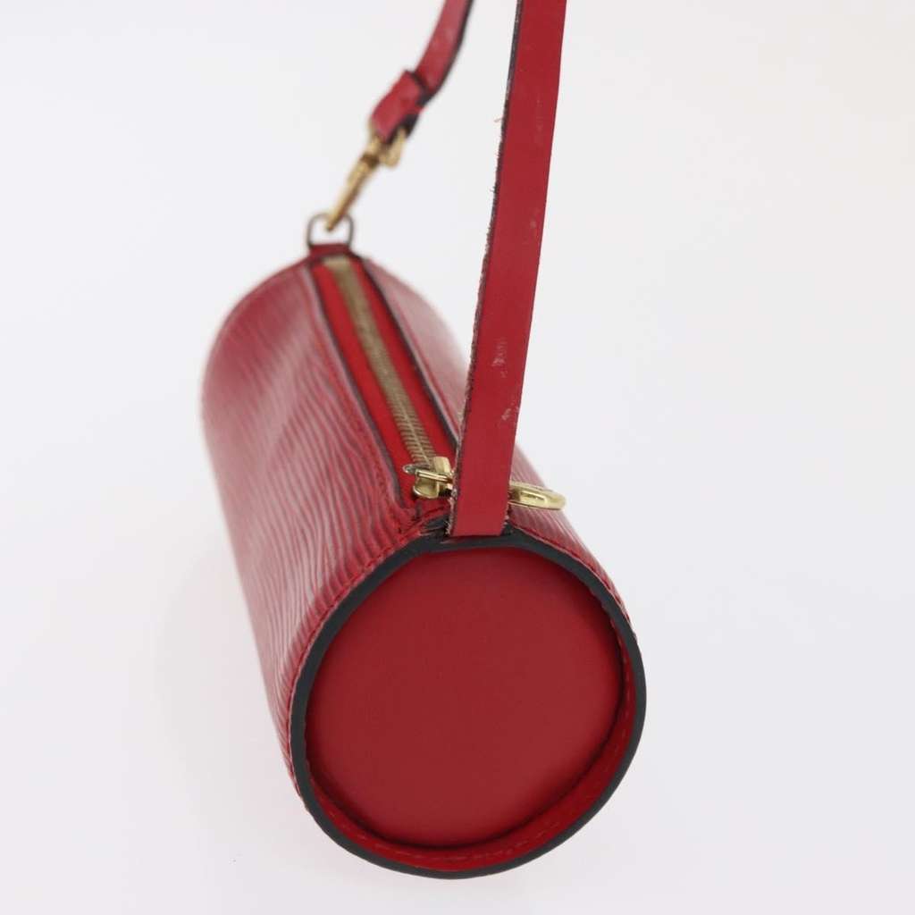 Louis Vuitton Soufflot Pochette Red Leather Fair condition - Model View