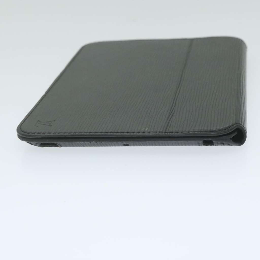 Louis Vuitton iPad Case Black Leather Good - Inside View