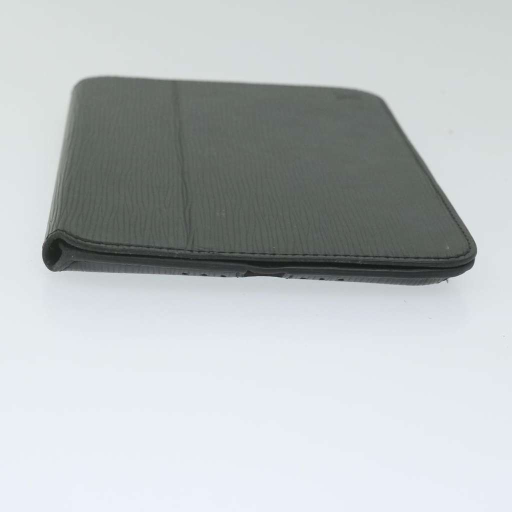 Louis Vuitton iPad Case Black Leather Good - Model View