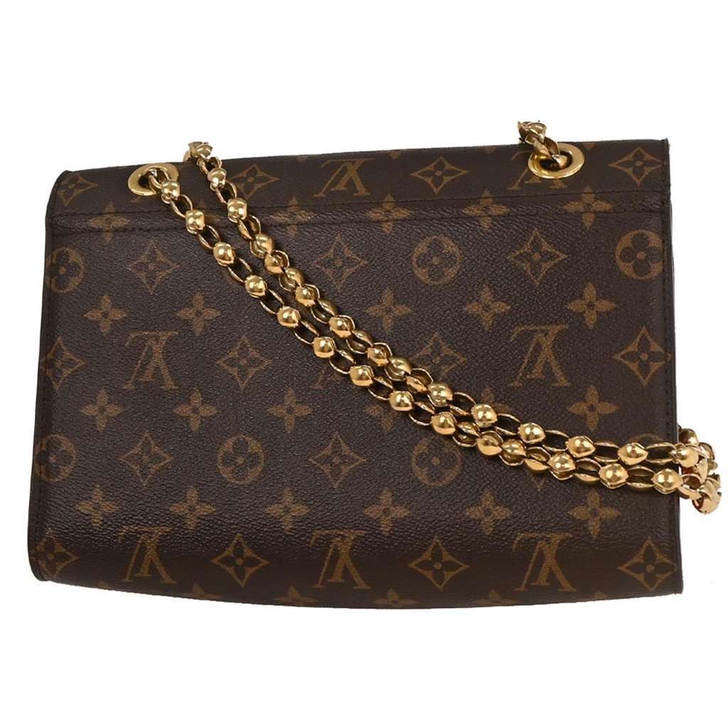 Louis Vuitton Victoire Handbag Brown Canvas Good condition - Back View