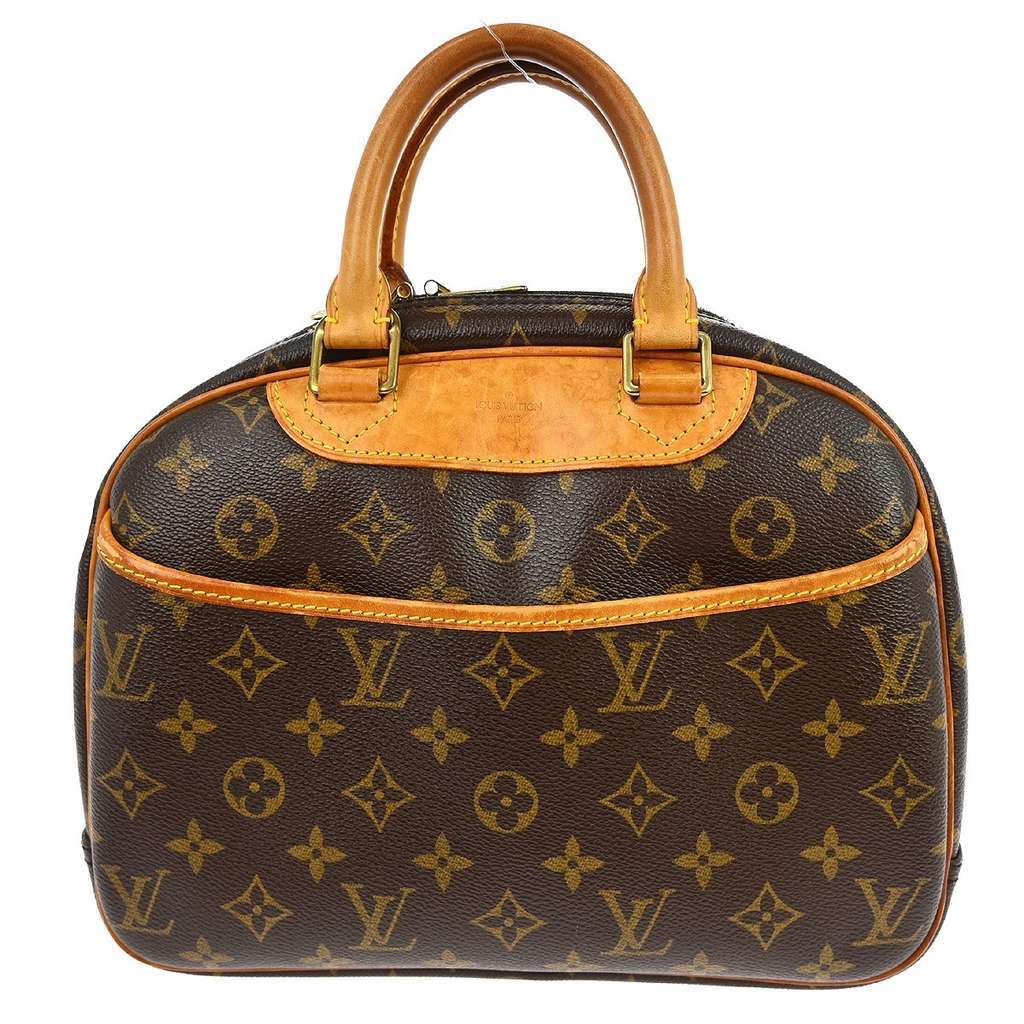 Louis Vuitton Trouville Handbag Brown Canvas Good condition - Front View