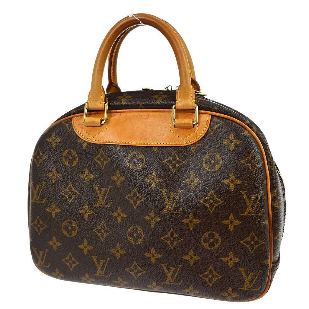 Louis Vuitton Trouville Handbag Brown Canvas Good condition - Back View