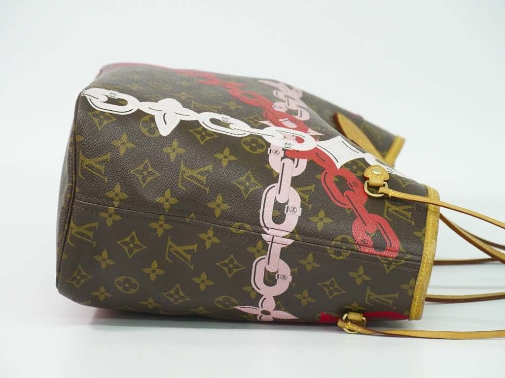 Louis Vuitton Neverfull NM Tote Brown Canvas Good condition - Inside View