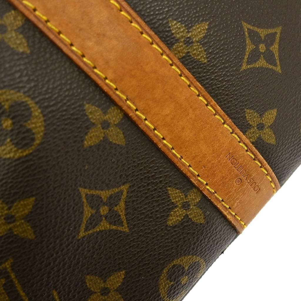 Louis Vuitton Keepall Bandouliere Bag Brown Canvas Fair condition - Model View
