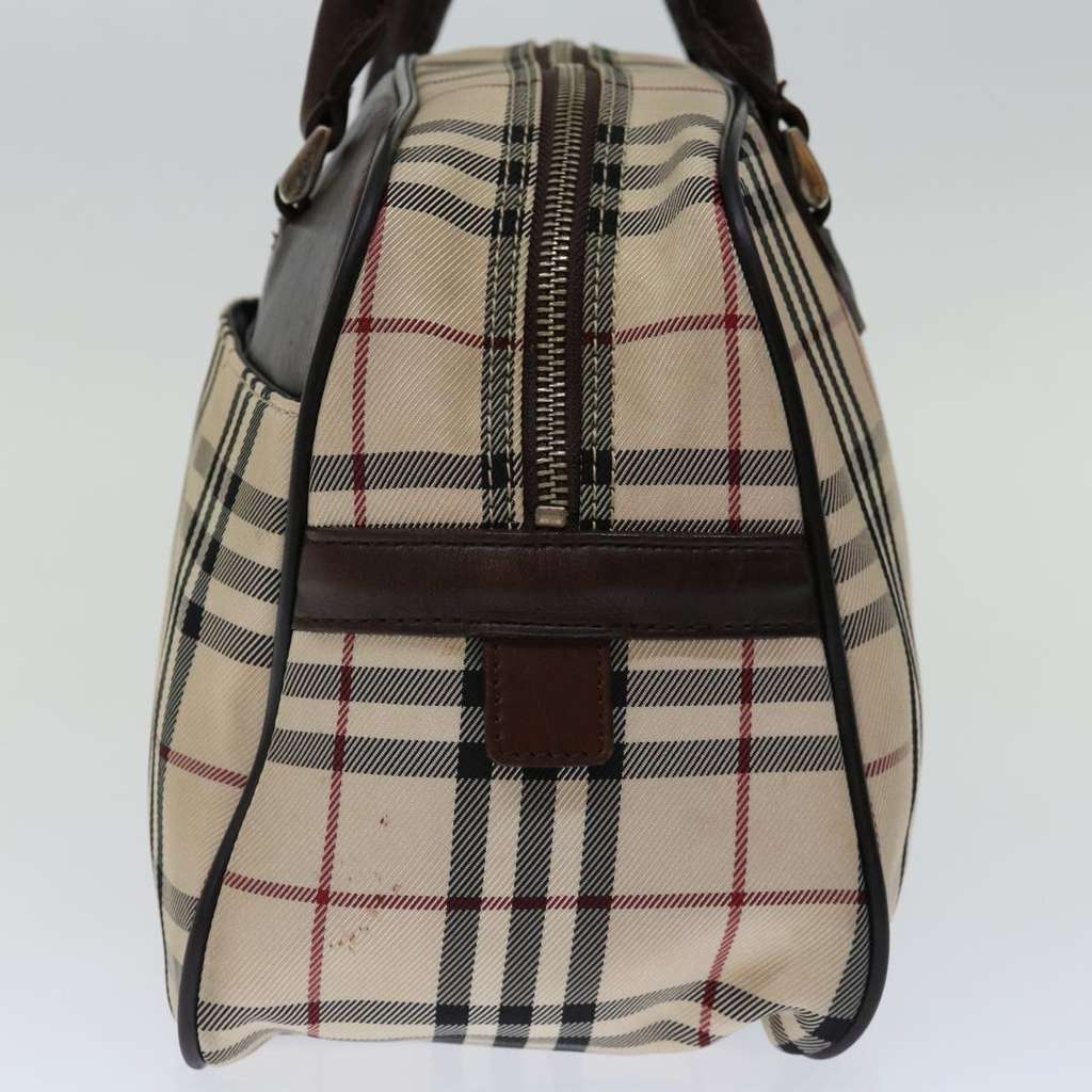 Burberry Nova Check Handbag Beige Fair condition - Model View