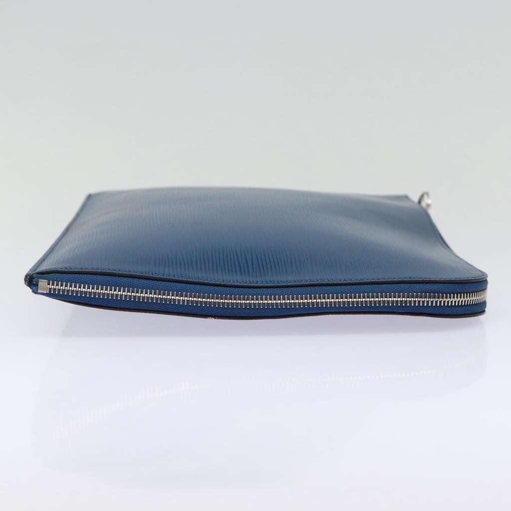 Louis Vuitton Pochette Jour Blue Leather Fair condition - Inside View