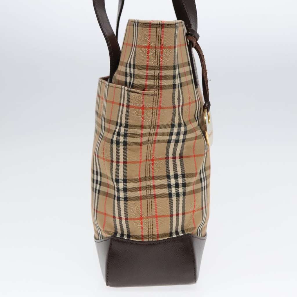 Burberry Nova Check Tote Beige Canvas Fair condition - Inside View