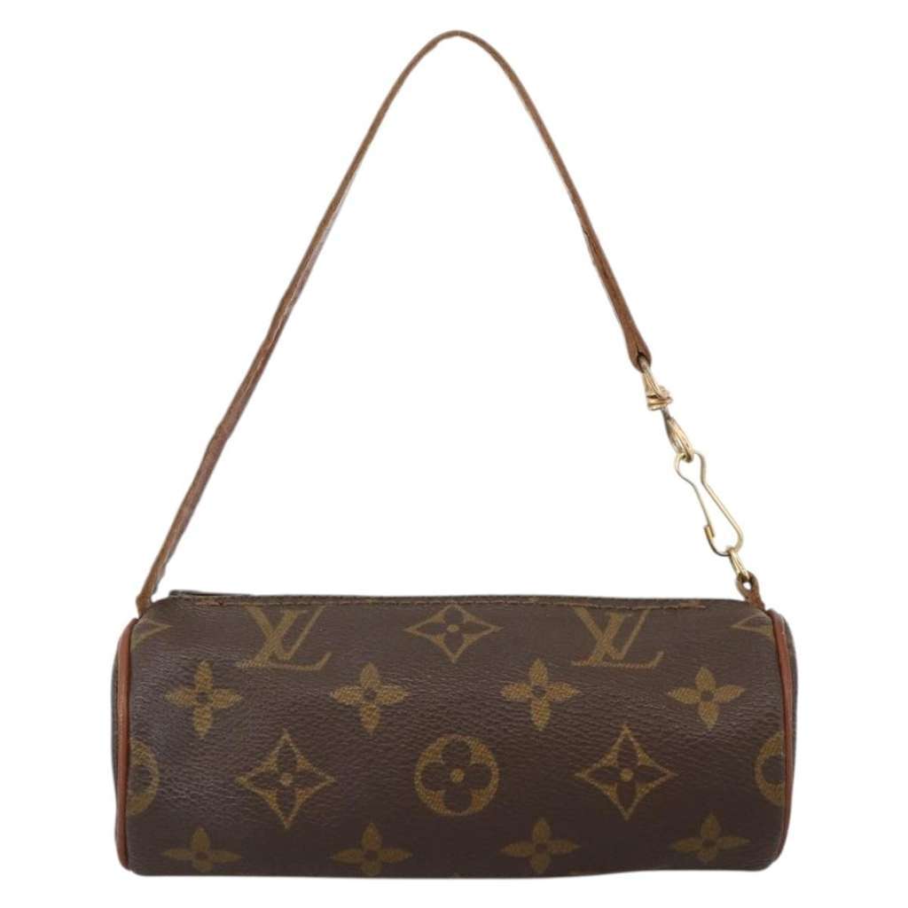 Louis Vuitton Papillon Pochette Brown Canvas Good - Back View