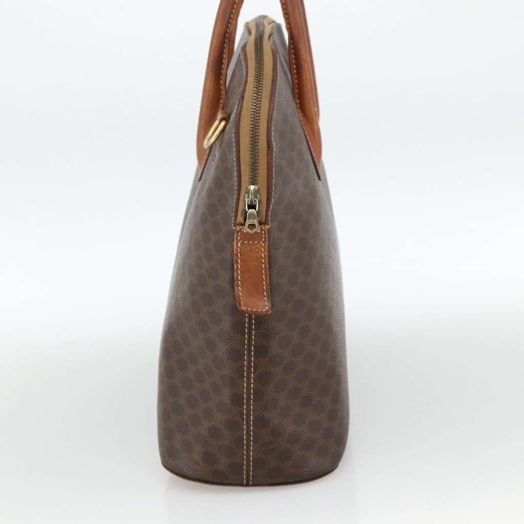 Celine Macadam Handbag Brown Canvas Fair - Inside View